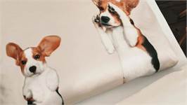 SNURK Beagle Friends dekbedovertrek