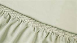 Kayori Edo katoen-satijn split-topper hoeslaken