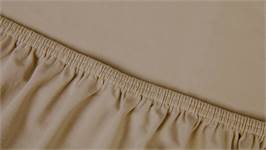 Kayori Edo katoen-satijn split-topper hoeslaken