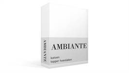 Ambiante Cotton Uni topper hoeslaken