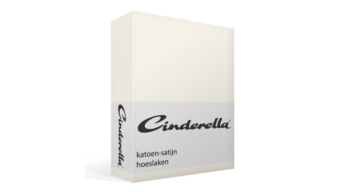 Cinderella katoen-satijn hoeslaken
