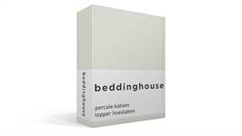 Beddinghouse percale katoen topper hoeslaken