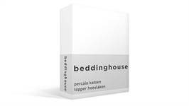 Beddinghouse percale katoen topper hoeslaken