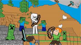 Minecraft dekbedovertrek