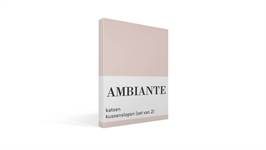 Ambiante Cotton Uni kussenslopen (set van 2)