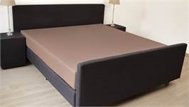 Snoozing flanel topper hoeslaken