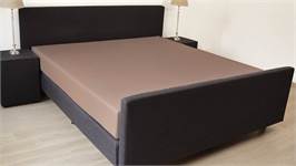 Snoozing katoen-satijn hoeslaken