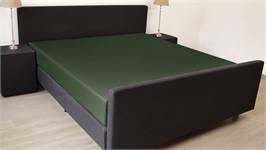 Snoozing katoen-satijn topper hoeslaken