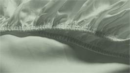 Snoozing katoen-satijn topper hoeslaken