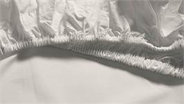 Snoozing percale katoen topper hoeslaken