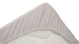 Snoozing percale katoen topper hoeslaken