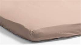 Snoozing percale katoen topper hoeslaken