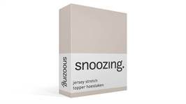 Snoozing jersey stretch topper hoeslaken