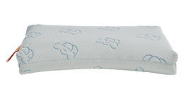 Silvana Cool Flex Oranje latex medium hoofdkussen