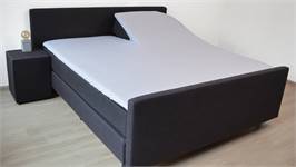 Snoozing flanel split-topper hoeslaken