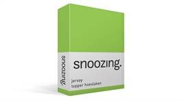 Snoozing jersey topper hoeslaken