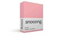 Snoozing jersey topper hoeslaken