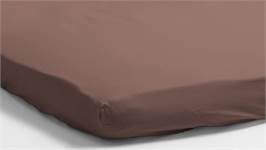 Snoozing percale katoen topper hoeslaken