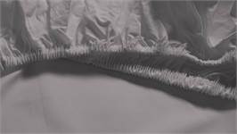 Snoozing percale katoen topper hoeslaken