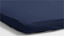 Snoozing percale katoen topper hoeslaken
