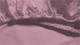 Snoozing percale katoen hoeslaken extra hoog