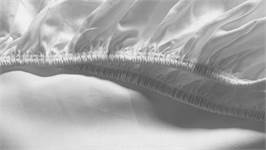 Snoozing katoen-satijn hoeslaken extra hoog