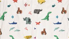 SNURK Paper Zoo dekbedovertrek