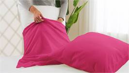 Snoozing flanel kussenslopen (set van 2)