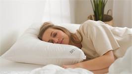 Snoozing Matterhorn donzen zacht hoofdkussen