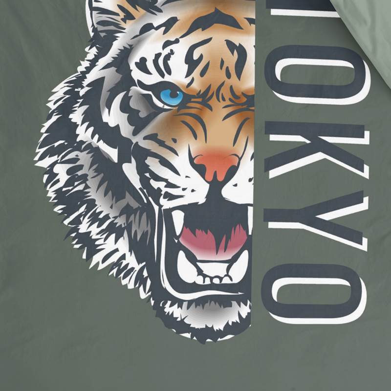 Byrklund Tokyo Tiger dekbedovertrek