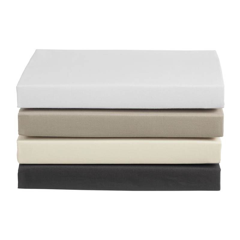 ambiante percaline katoen hoeslaken antraciet smulderstextiel nl