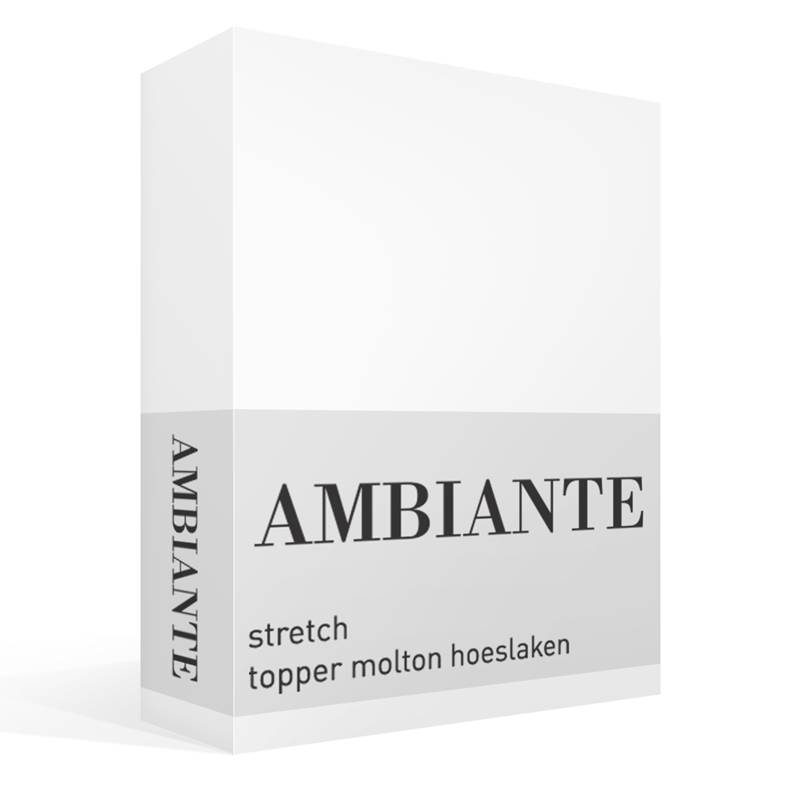 Ambiante stretch topper molton hoeslaken