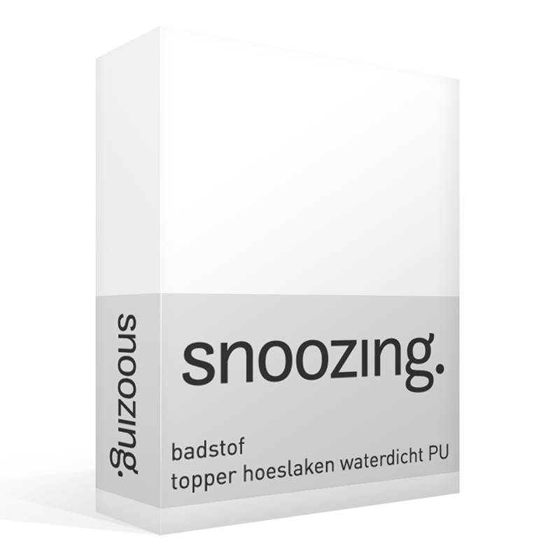 Snoozing badstof waterdicht PU topper molton hoeslaken