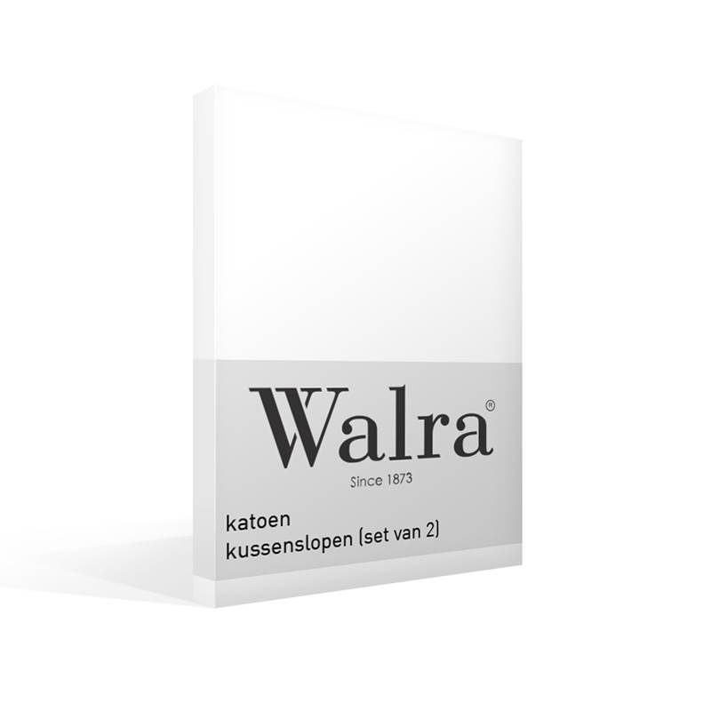 Walra katoen molton kussenslopen (set van 2)