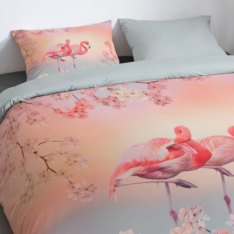 Good Morning Flamingo dekbedovertrek