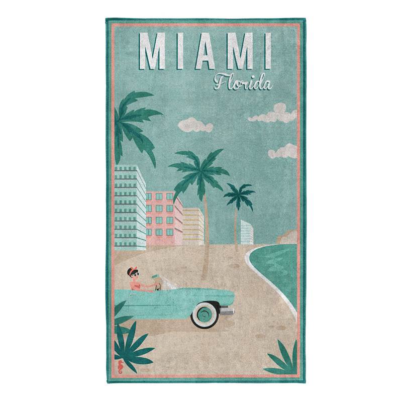 Seahorse Miami strandlaken