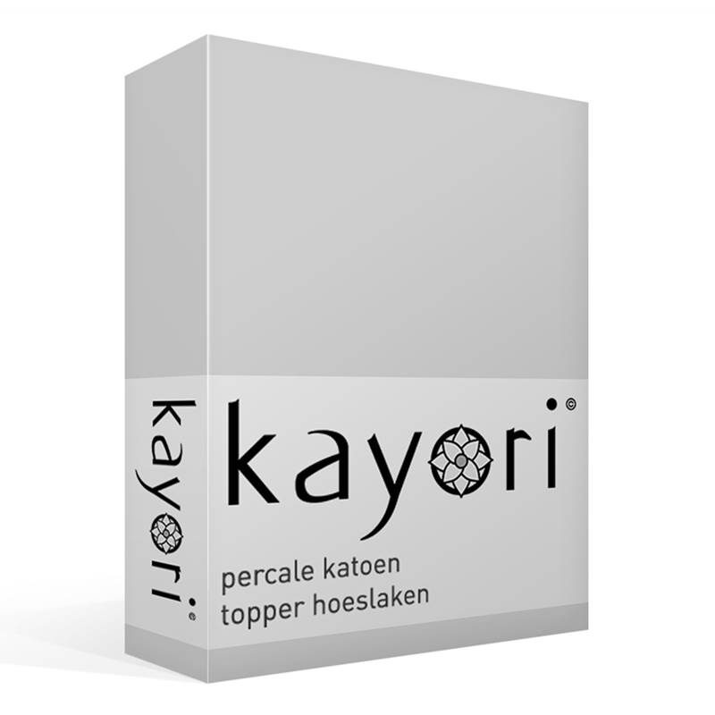 Kayori Shizu percale katoen topper hoeslaken