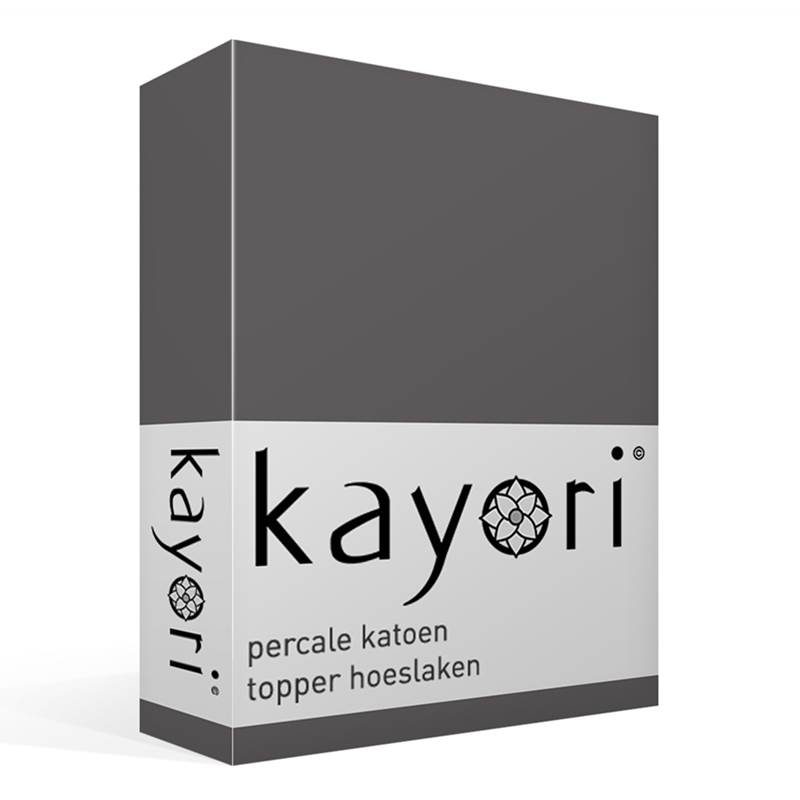 Kayori Shizu percale katoen topper hoeslaken