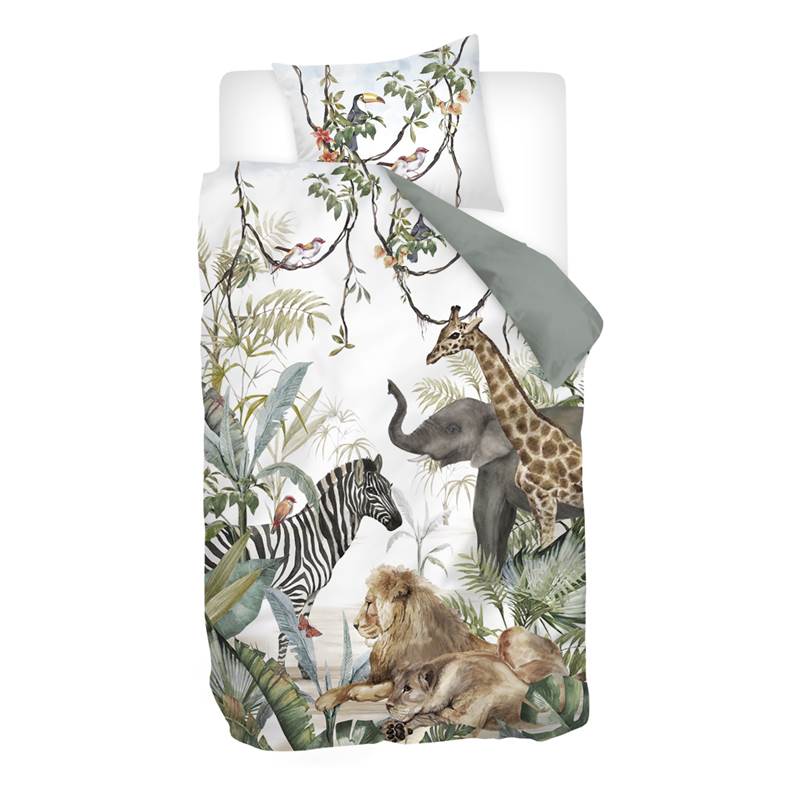 Snoozing Kya flanel dekbedovertrek