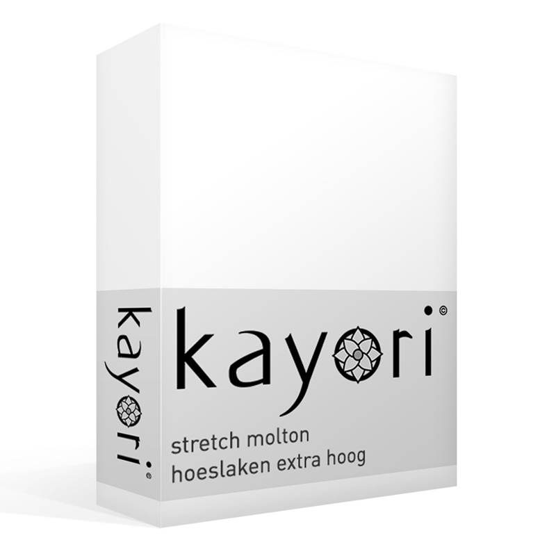 Kayori stretch molton hoeslaken extra hoog