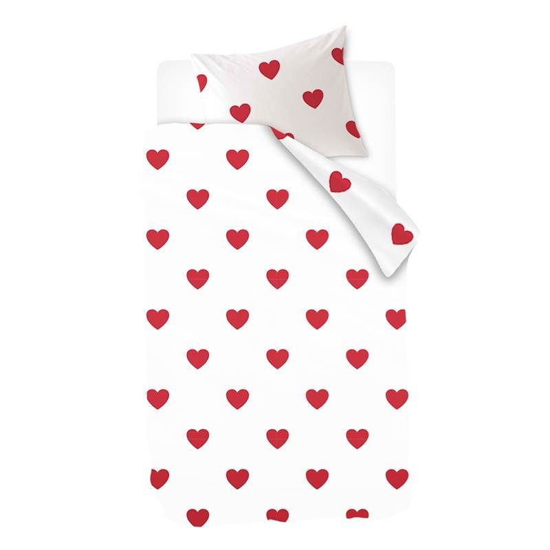 Snoozing Evi flanel dekbedovertrek