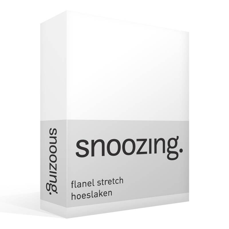 Snoozing stretch flanel hoeslaken