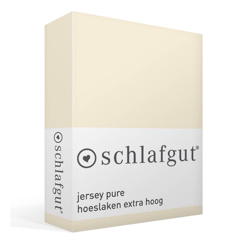 Schlafgut Jersey Pure hoeslaken extra hoog