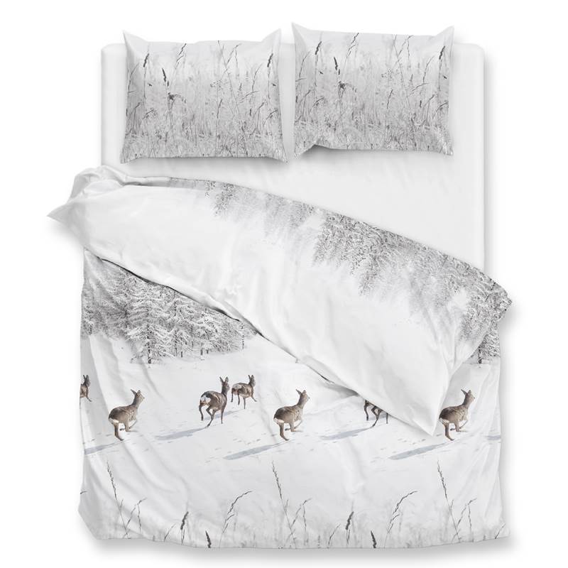 Zohome Snowy flanel dekbedovertrek