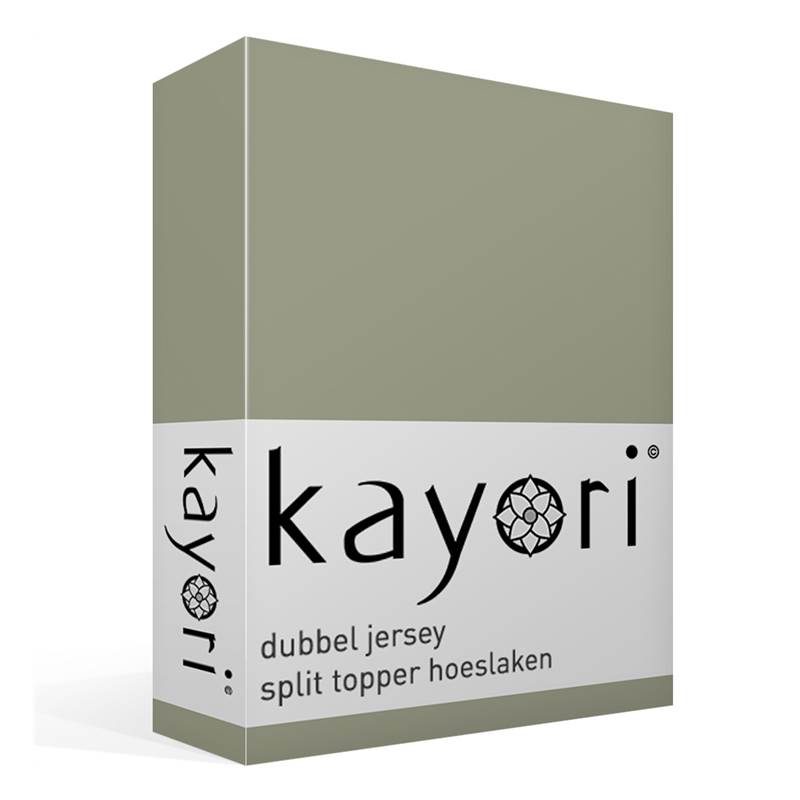 Kayori Saiko dubbel jersey split-topper hoeslaken