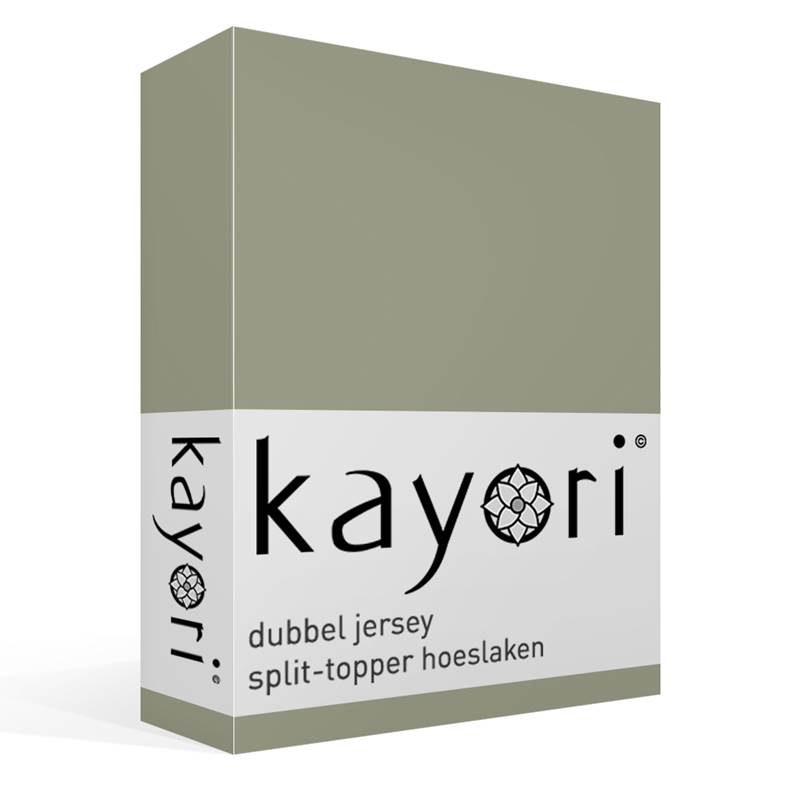 Kayori Saiko dubbel jersey split-topper hoeslaken