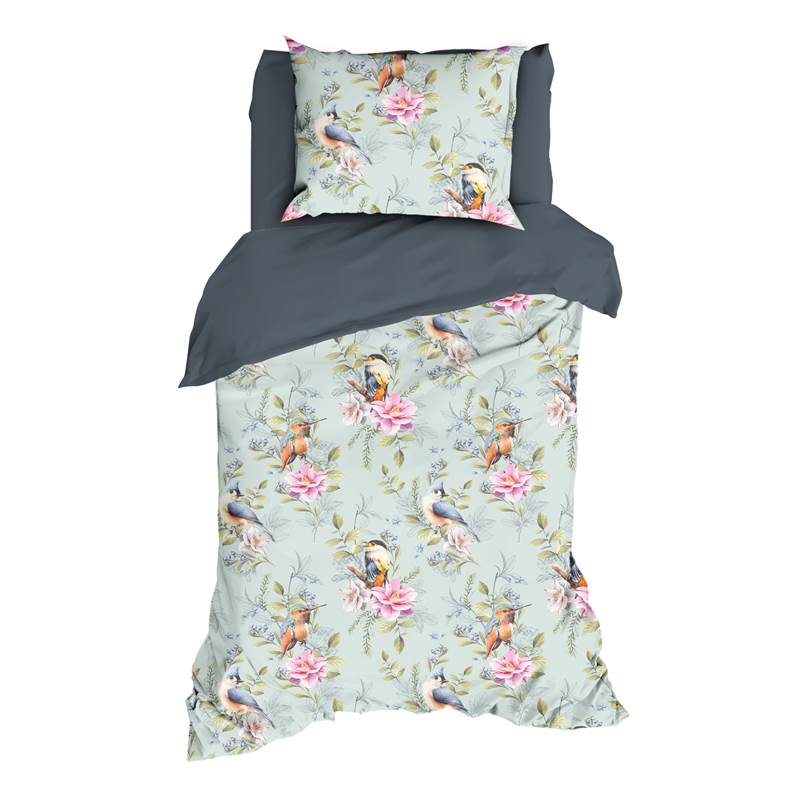 Satin d'Or Songbird dekbedovertrek