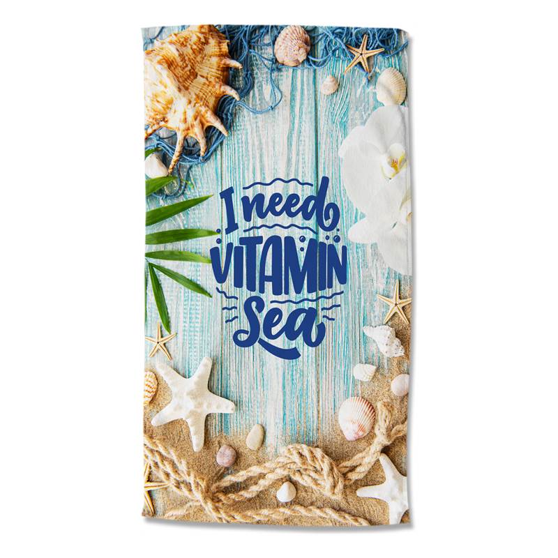 Good Morning Vitamin Sea strandlaken