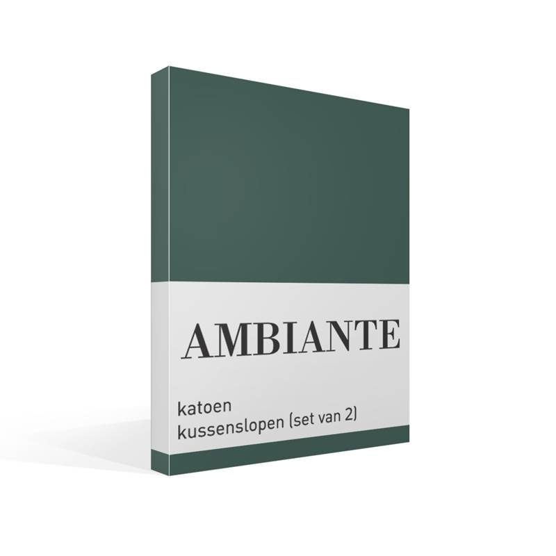 Ambiante Cotton Uni kussenslopen (set van 2)