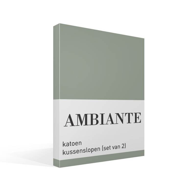 Ambiante Cotton Uni kussenslopen (set van 2)